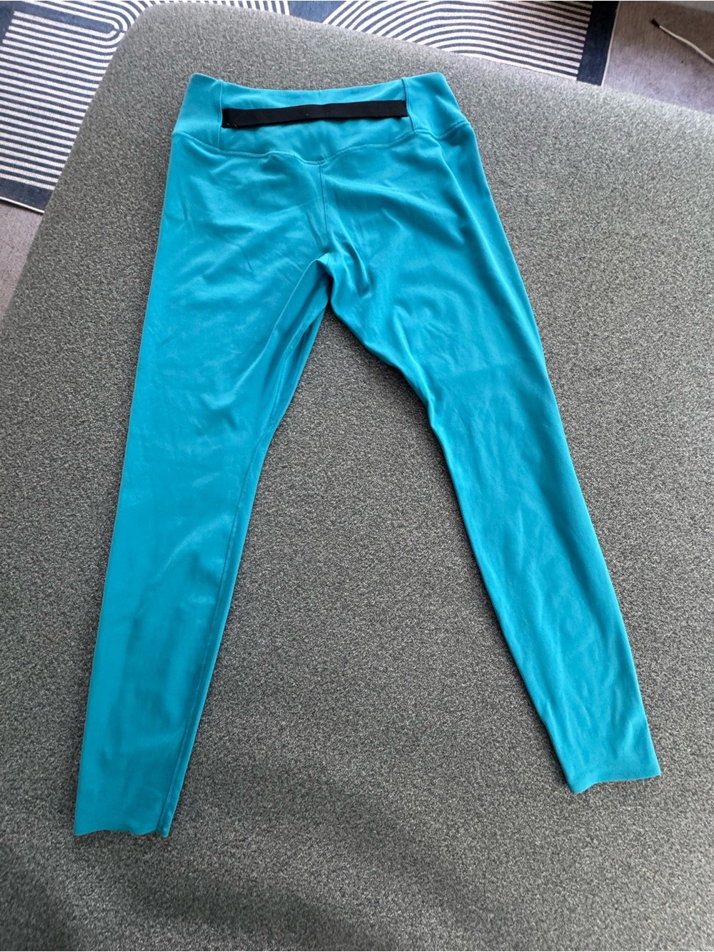 Nike Dri-FIT One Luxe Buckle Mid-Rise Leggings Blue Large